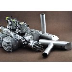 DLA 128CC Four Cylinder Gasoline Engine Remote Control Aircraft Model Oil Powered Large Fixed Wing RC Model Airplane